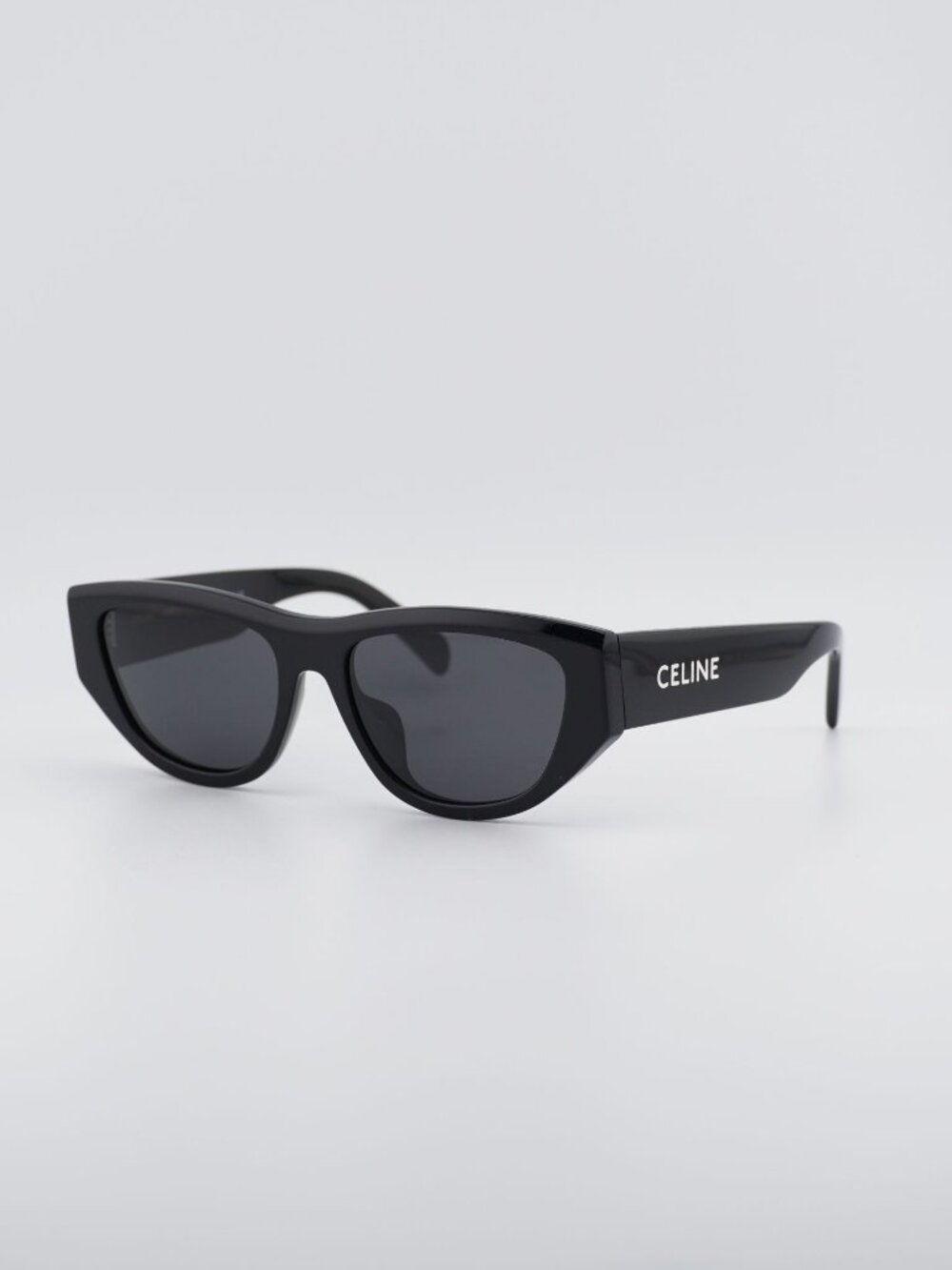 Celine CL40278U MONOCHROMS 01A Sunglasses Black Square Frame, Grey Lenses